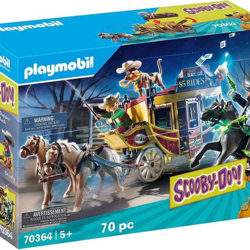 BRAND NEW /NEVER PLAYED WITH / Playmobil Scooby-DOO! Adventure in The Wild West